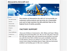 Tablet Screenshot of bellanca-aircraft.com